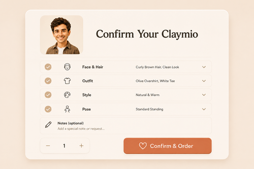 Confirm order details